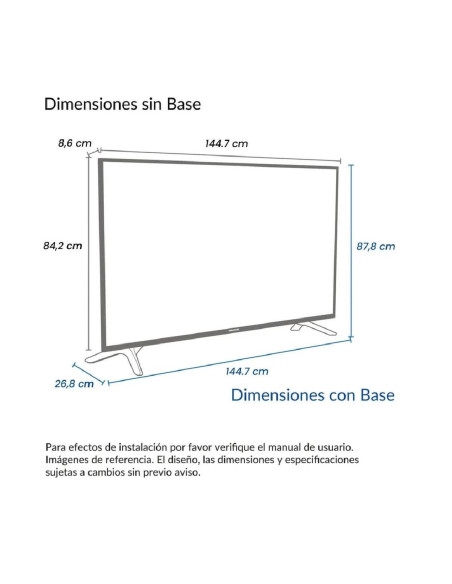 Televisor Challenger 65 pulgadas QLED Google TV 65KG290 BT 4