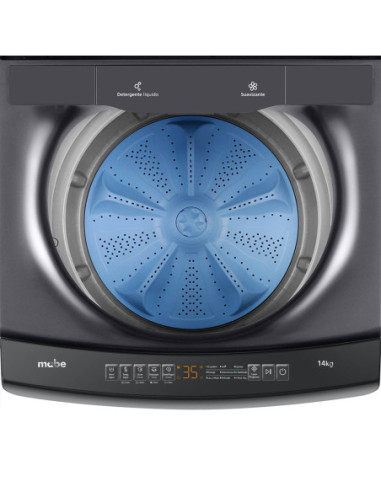 Lavadora Mabe 14 Kg Carga Superior Propela Diamond Gray LMA4120WDGAB0 10