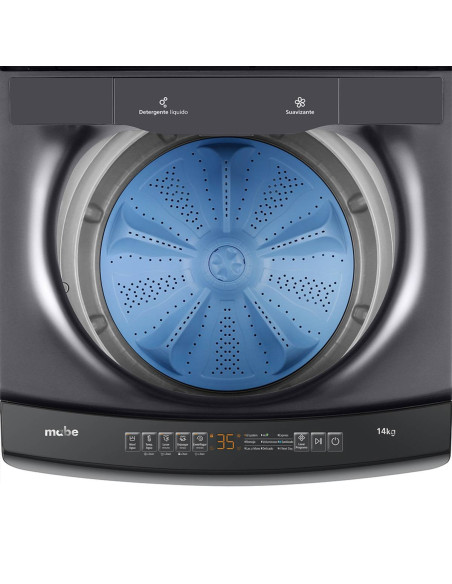 Lavadora Mabe 14 Kg Carga Superior Propela Diamond Gray LMA4120WDGAB0 10