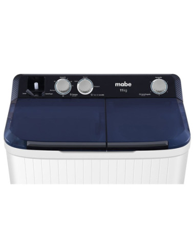 Lavadora Semiautomática Mabe 11Kg Doble Tina Blanca LMD1123HBAB0 3