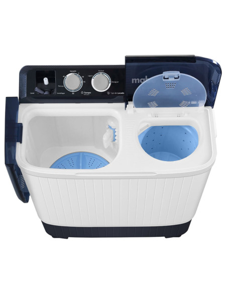 Lavadora Semiautomática Mabe 13Kg Doble Tina Blanca LMD3123HBAB0 3