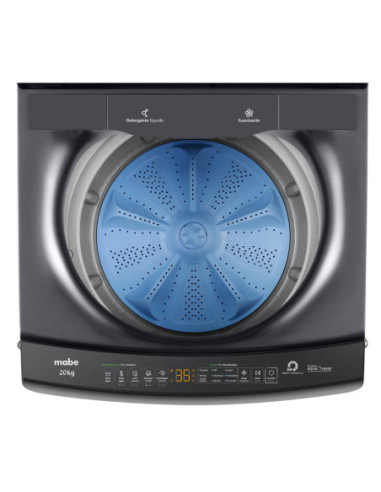 Lavadora Mabe 20Kg Carga Superior Diamond Gray LMA0220WDGAB0 4