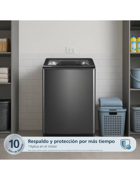 Lavadora Mabe 20Kg Carga Superior Diamond Gray LMA0220WDGAB0 6