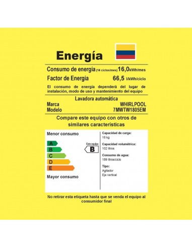 Lavadora Whirlpool Superior Xpert... Lavadora Whirlpool Superior Xpert...