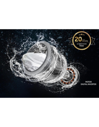 Lavadora Samsung 9Kg Carga Superior Dual Storm WA90CG4240BY 6