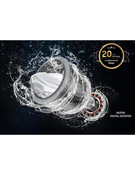 Lavadora Samsung 9Kg Carga Superior Dual Storm WA90CG4240BY 6