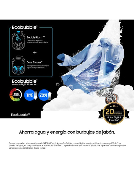 Lavadora Samsung 23Kg Carga Superior Super Speed WA23C3554GV 3