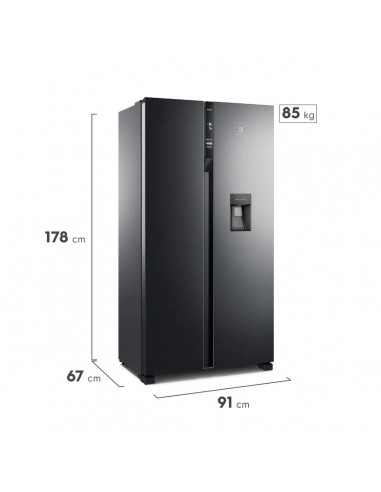 Nevecon Electrolux 528 Litros Side by...