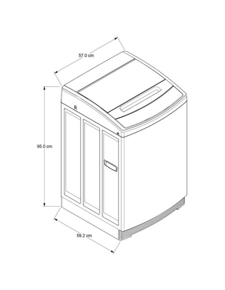 Lavadora Whirlpool 12Kg Carga Superior WWI12ASHLS 6