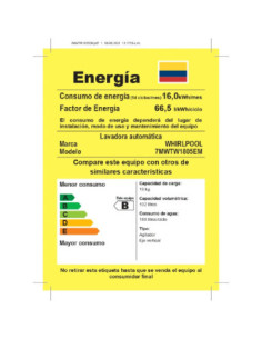 Lavadora Whirlpool 18 Kg Carga Superior Xpert System 7MWTW1805EM 1 2