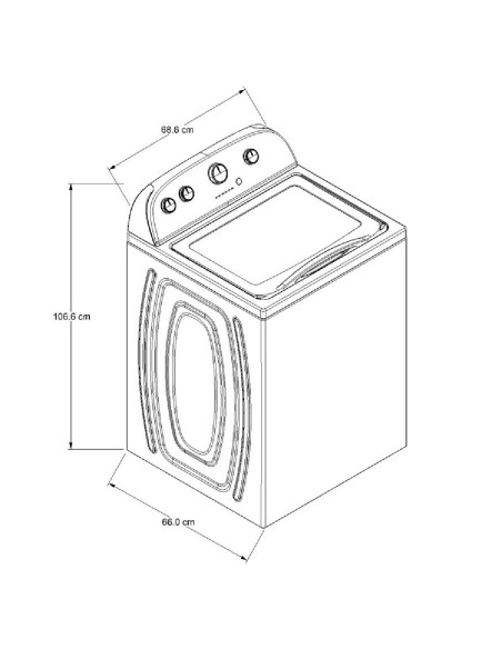 Lavadora Whirlpool 18 Kg Carga Superior Xpert System 7MWTW1805EM 3