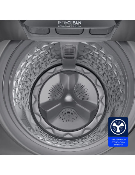 Lavadora Electrolux 22 Kg Carga Superior Gris LS22D 6