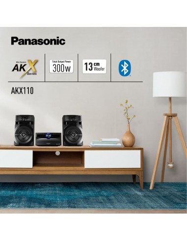 Minicomponente Panasonic 300 W Negro...