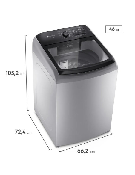Lavadora Electrolux 22 Kg Carga Superior Gris LS22D 10