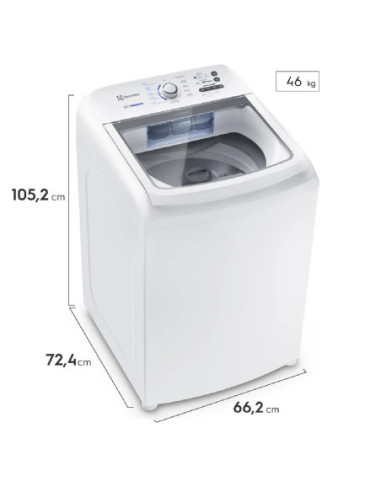 Lavadora Electrolux 20 Kg Carga Superior Blanca LB20A 6