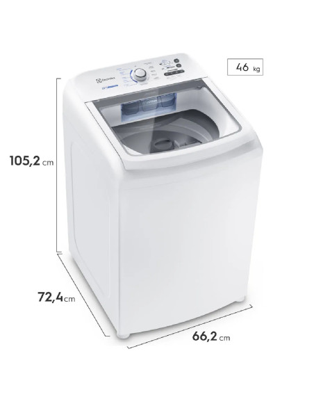 Lavadora Electrolux 20 Kg Carga Superior Blanca LB20A 6