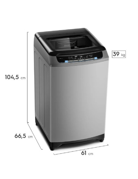 Lavadora Electrolux 14 Kg Carga Superior Gris EWIX14F3CSG 4