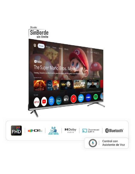 Televisor Hyundai 43 pulgadas Smart TV Full HD Google HYLED4328G 3