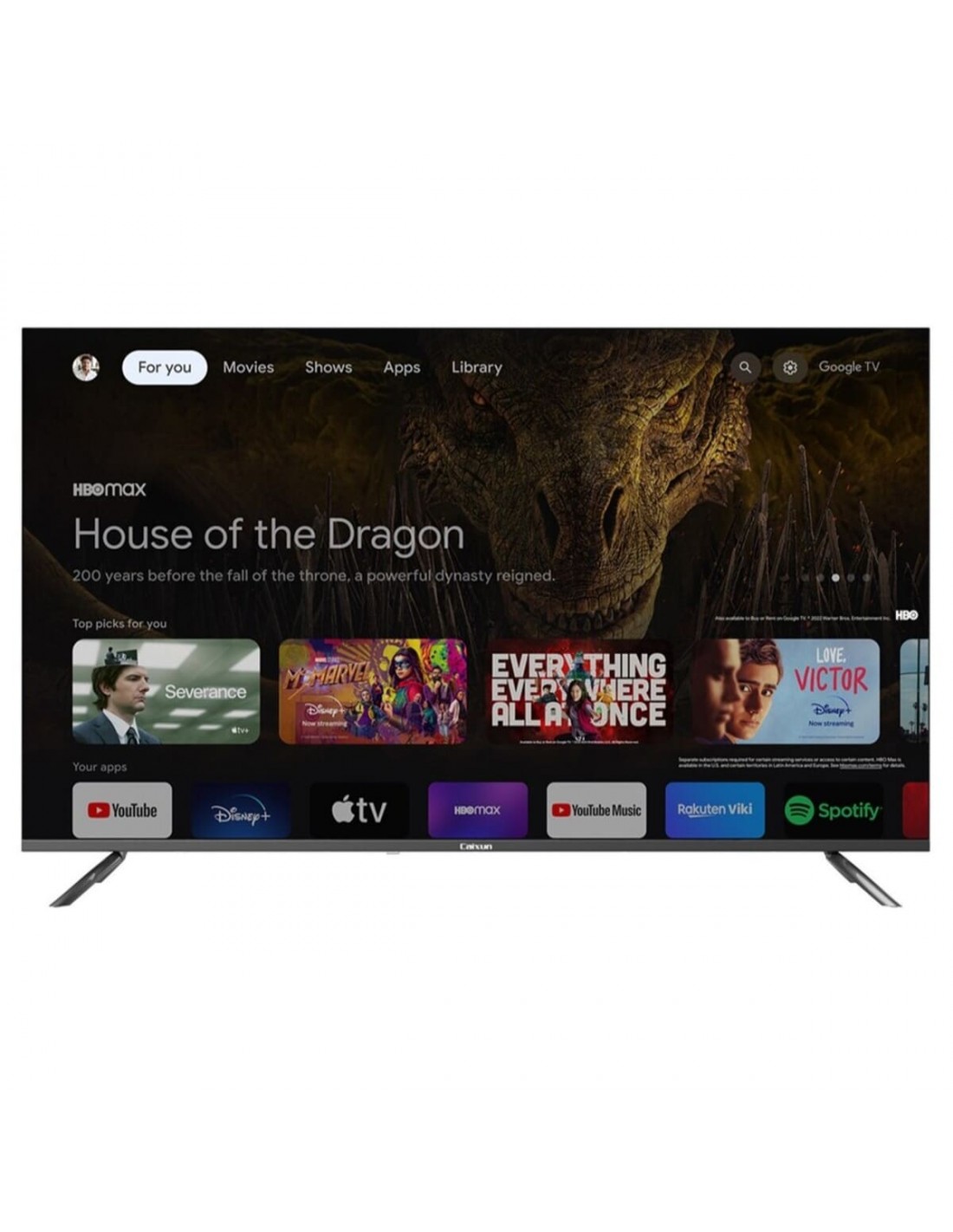Televisor Caixun 65 pulgadas UHD Smart TV Led Google