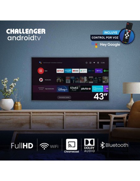 Televisor Challenger 43 pulgadas FHD Smart TV