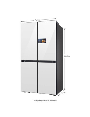 Nevecon Samsung 658 Litros Tipo Europeo Bespoke Blanco RM90F66C1WCO 2