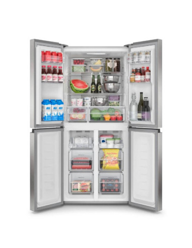 Nevecon Electrolux 421 Litros No Frost Bottom Multi Door Inverter Silver ERQU40E3HWS 6