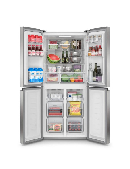 Nevecon Electrolux 421 Litros No Frost Bottom Multi Door Inverter Silver ERQU40E3HWS 6