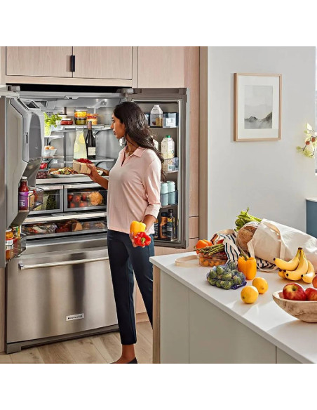 Nevecon KitchenAid 763 Litros French Door KRFF577KPS 4