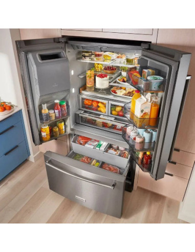 Nevecon KitchenAid 763 Litros French Door KRFF577KPS 5
