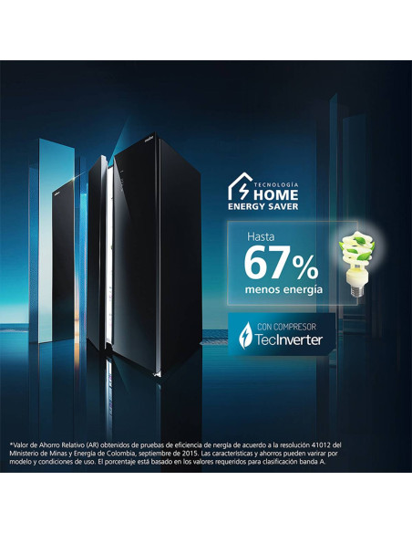 Nevecon Mabe 529 Litros Side by Side Black Steel MSL565QMLSP0 6
