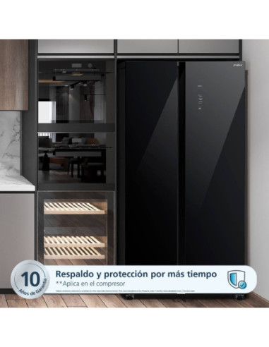 Nevecon Mabe 631 Litros Brutos Side by Side Black Glass MSL631LKLNG0 5