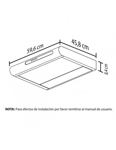 Campana Extractora Haceb Tofu Negra 3...