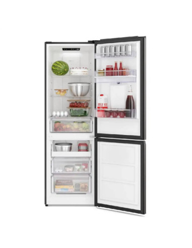 Nevera Electrolux 294 Litros Inverter IA Botton Freezer Black ERBA29V3HVB 2