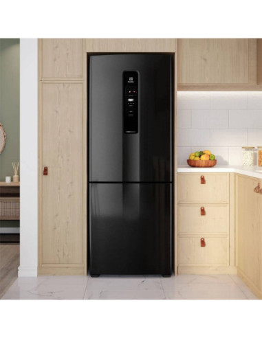 Nevera Electrolux 490 Litros Brutos No Frost Bottom Freezer Inverter Black IB7B 3