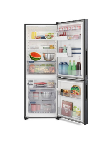 Nevera Electrolux 490 Litros Brutos No Frost Bottom Freezer Inverter Black IB7B 8