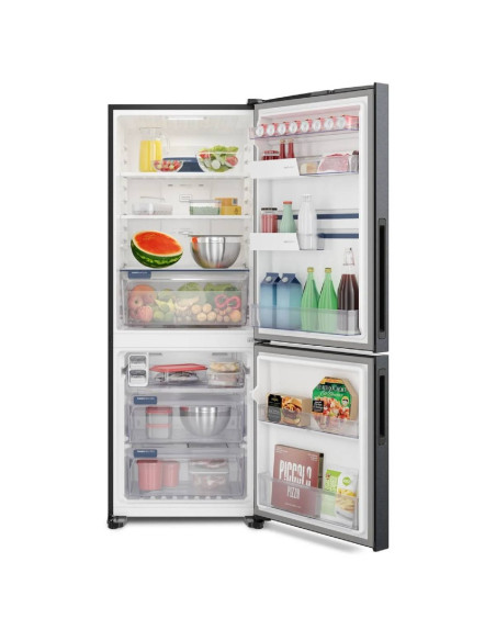 Nevera Electrolux 490 Litros Brutos No Frost Bottom Freezer Inverter Black IB7B 8