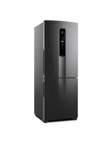 Nevera Electrolux 490 Litros Brutos No Frost Bottom Freezer Inverter Black IB7B 10
