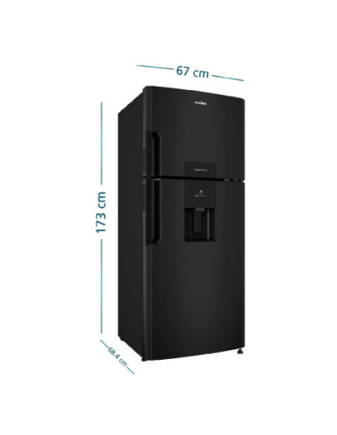 Nevera Mabe 415 Litros Brutos No Frost Top Mount Grafito RMP415GCG 2