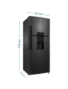 Nevera Mabe 415 Litros Brutos No Frost Black Steel Top Mount RMP415YCC 1 2