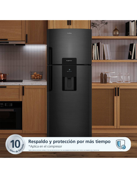 Nevera Mabe 415 Litros Brutos No Frost Black Steel Top Mount RMP415YCC 8