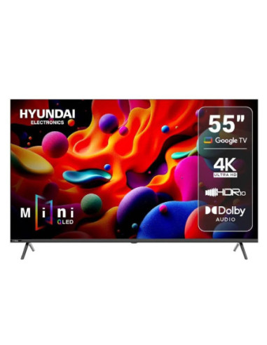 Televisor Hyundai 55 pulgadas 4K UHD Mini QLED HYLED5530QMG 1