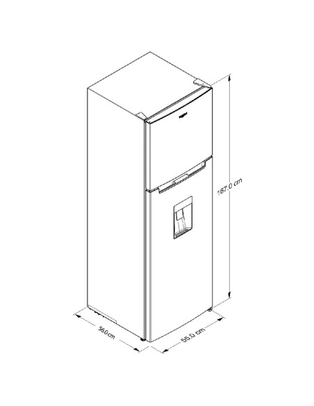 Nevera Whirlpool 245 Litros No Frost Top Mount WT32409D 11