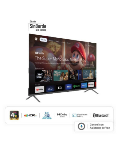 Televisor Hyundai 55 pulgadas 4K UHD Mini QLED HYLED5530QMG 8