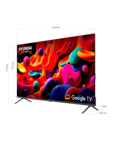 Televisor Hyundai 55 pulgadas 4K UHD Mini QLED HYLED5530QMG 9