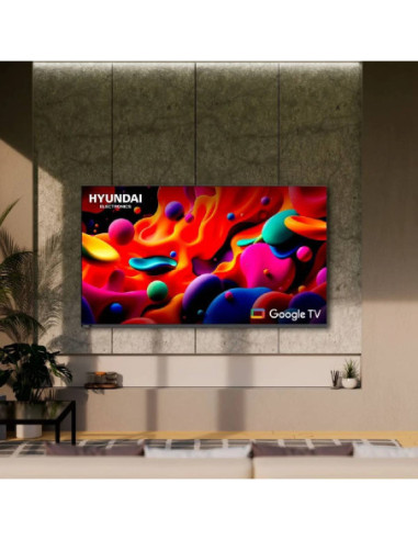 Televisor Hyundai 55 pulgadas 4K UHD Mini QLED HYLED5530QMG 10