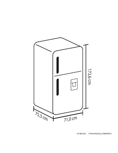Nevera Haceb 404 Litros No Frost Top Mount Manija Externa Inverter 7