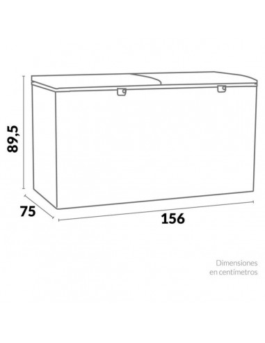 Congelador Challenger Horizontal 535...
