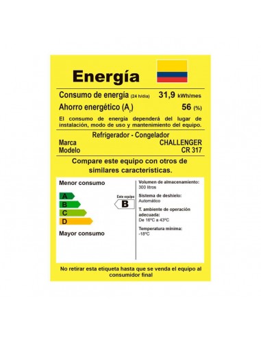 Nevera Challenger 317 Lt Lumina...