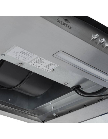 Campana Superior 60 cm Tipo Península 3 Velocidades Inox CIX 80611 4