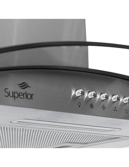 Campana Superior 60 cm Tipo Península 3 Velocidades Inox CIX 80611 5